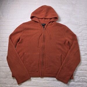 Daniel Bishop 100% Cashmere Full Zip Hooded Sweater Womens Petite Large